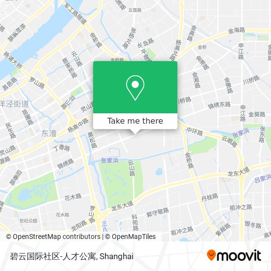 碧云国际社区-人才公寓 map