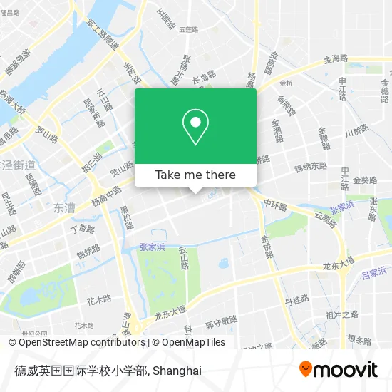 德威英国国际学校小学部 map