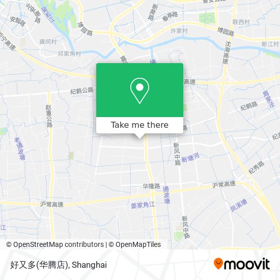 好又多(华腾店) map