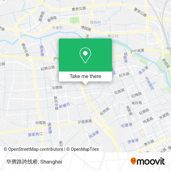 华腾路跨线桥 map