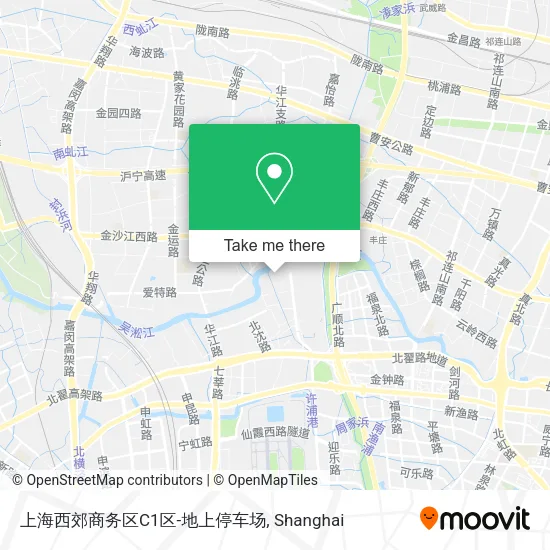 上海西郊商务区C1区-地上停车场 map