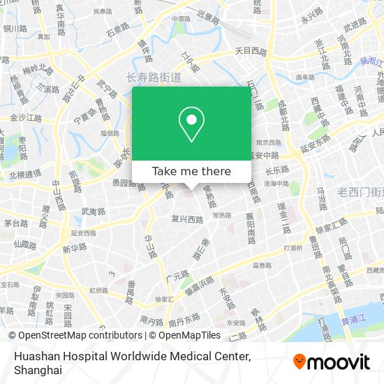 Huashan Hospital Worldwide Medical Center map