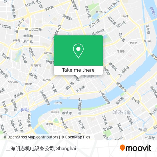 上海明志机电设备公司 map