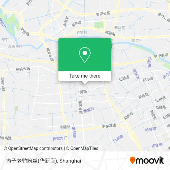 游子老鸭粉丝(华新店) map