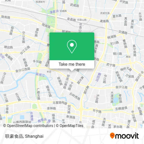 联豪食品 map