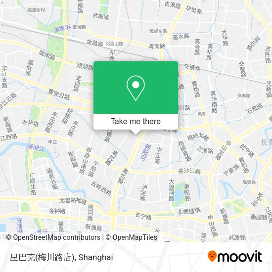 星巴克(梅川路店) map
