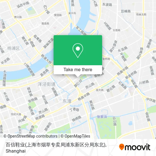 百信鞋业(上海市烟草专卖局浦东新区分局东北) map