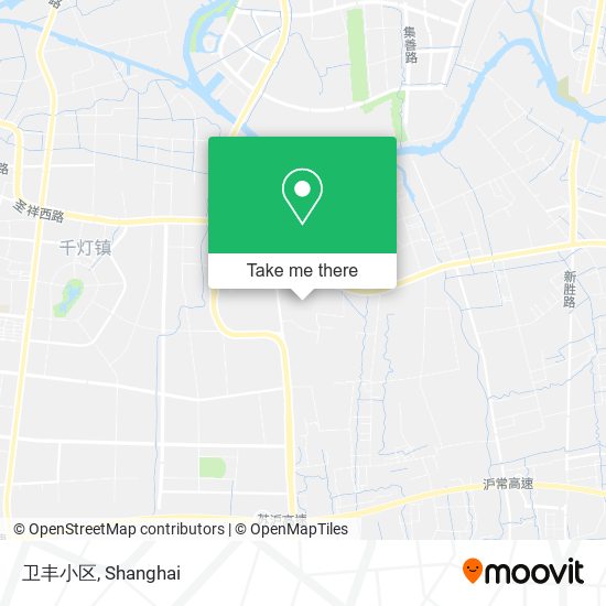 卫丰小区 map