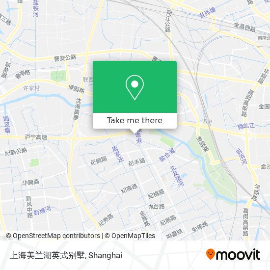 上海美兰湖英式别墅 map