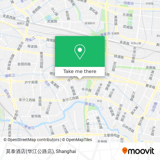 莫泰酒店(华江公路店) map