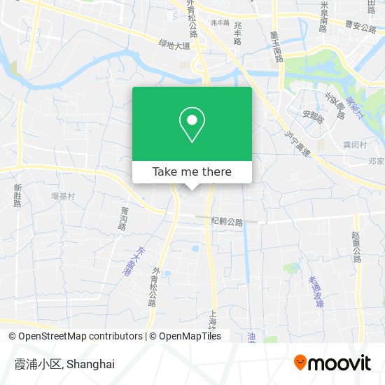 霞浦小区 map
