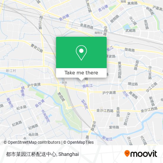 都市菜园江桥配送中心 map
