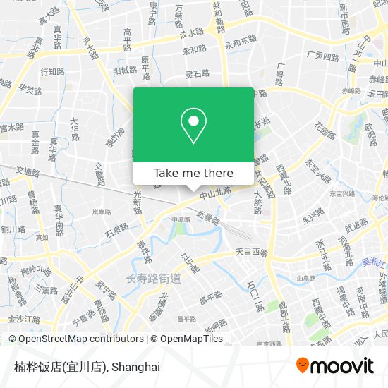 楠桦饭店(宜川店) map
