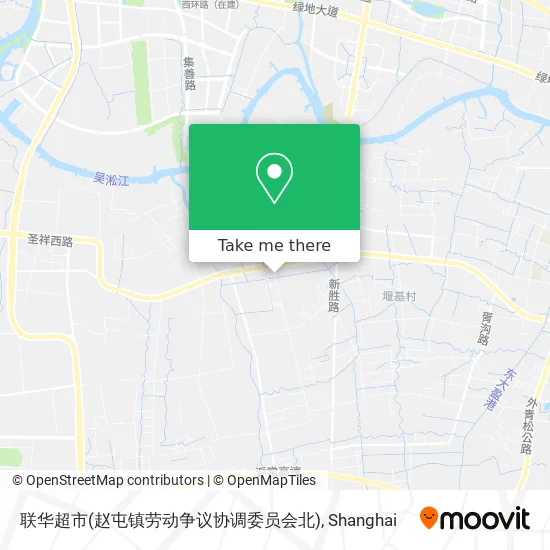 联华超市(赵屯镇劳动争议协调委员会北) map