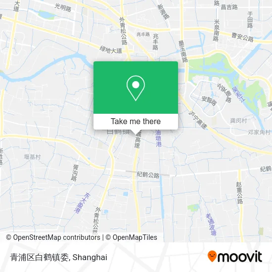 青浦区白鹤镇委 map