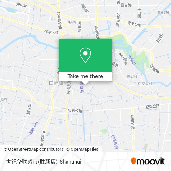 世纪华联超市(胜新店) map