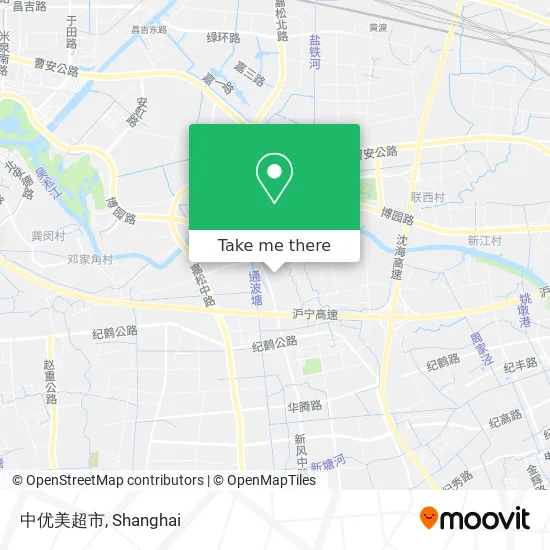 中优美超市 map