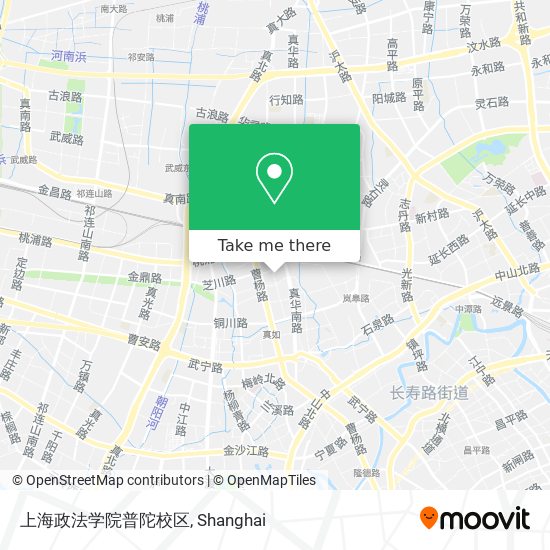 上海政法学院普陀校区 map