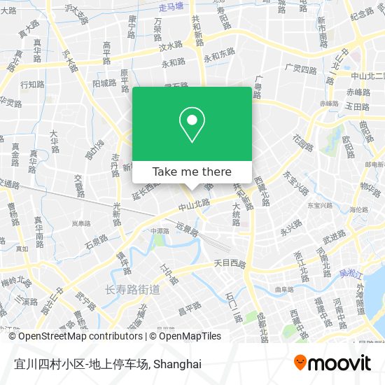 宜川四村小区-地上停车场 map