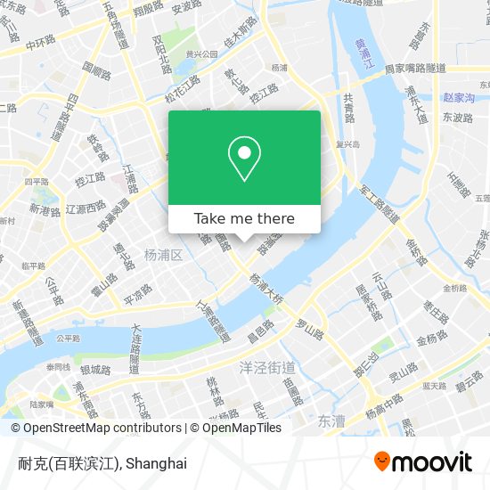 耐克(百联滨江) map
