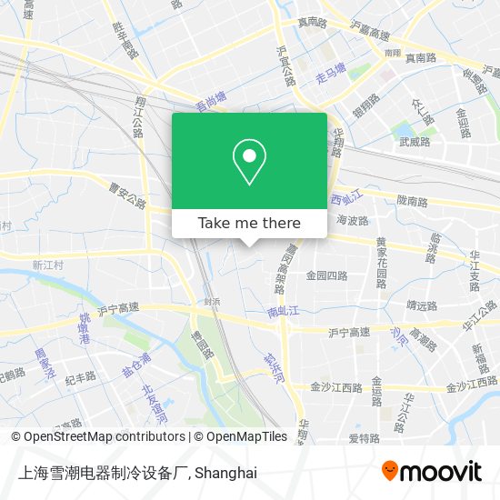 上海雪潮电器制冷设备厂 map