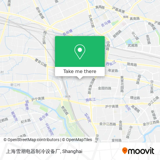 上海雪潮电器制冷设备厂 map