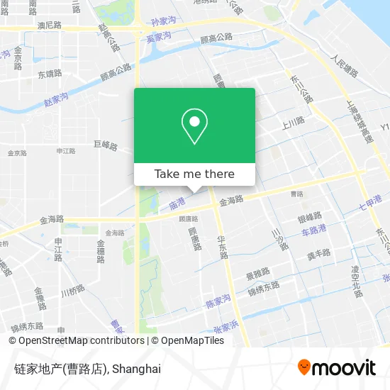 链家地产(曹路店) map