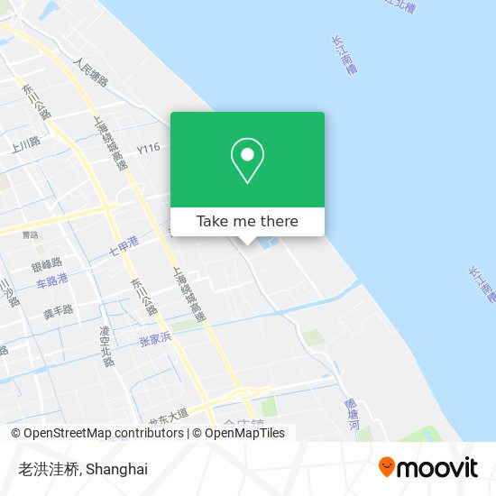 老洪洼桥 map