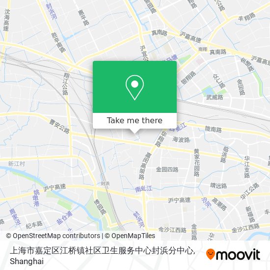 上海市嘉定区江桥镇社区卫生服务中心封浜分中心 map