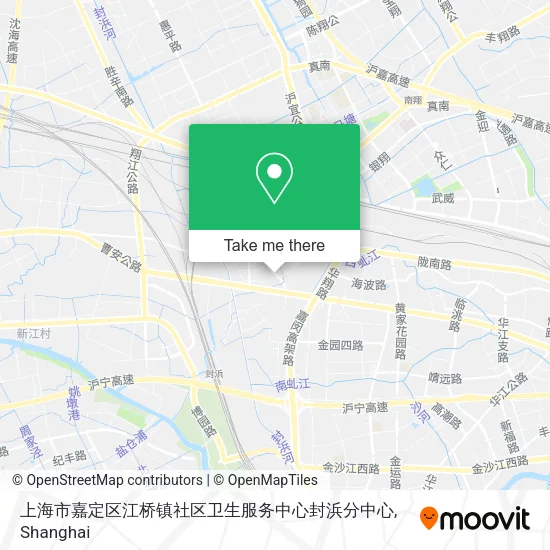 上海市嘉定区江桥镇社区卫生服务中心封浜分中心 map