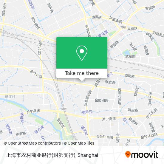 上海市农村商业银行(封浜支行) map