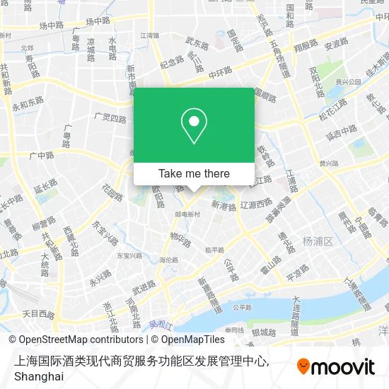 上海国际酒类现代商贸服务功能区发展管理中心 map