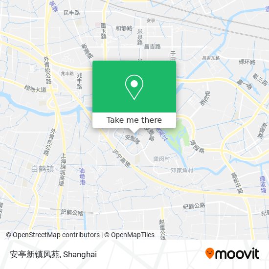 安亭新镇风苑 map