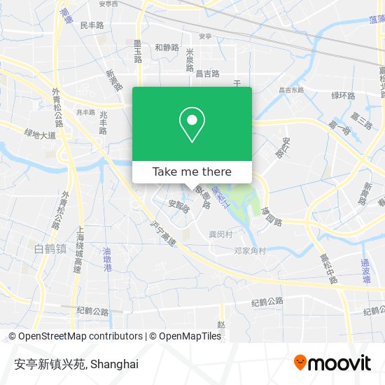 安亭新镇兴苑 map