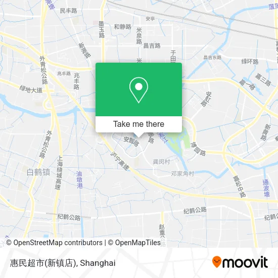 惠民超市(新镇店) map