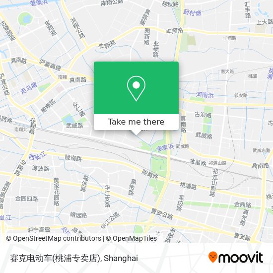 赛克电动车(桃浦专卖店) map