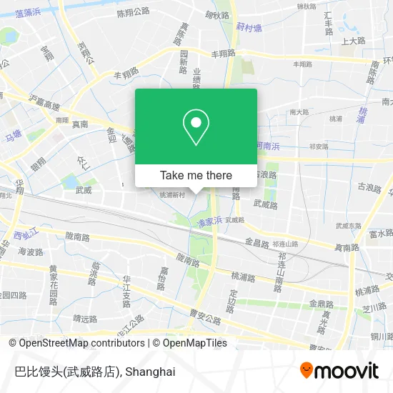 巴比馒头(武威路店) map