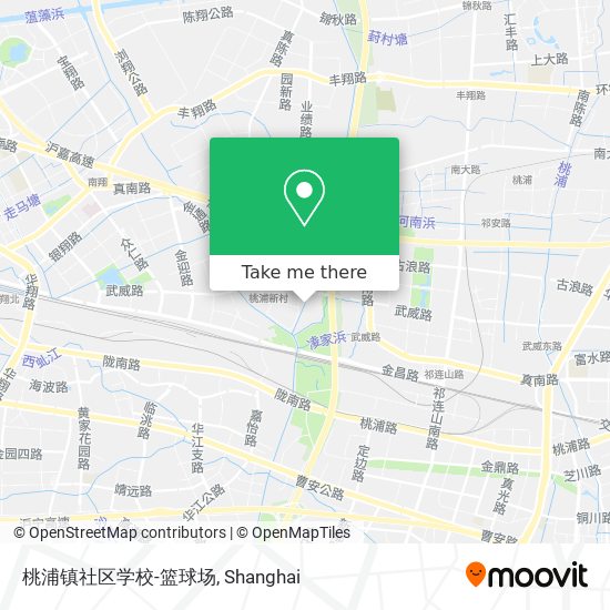 桃浦镇社区学校-篮球场 map