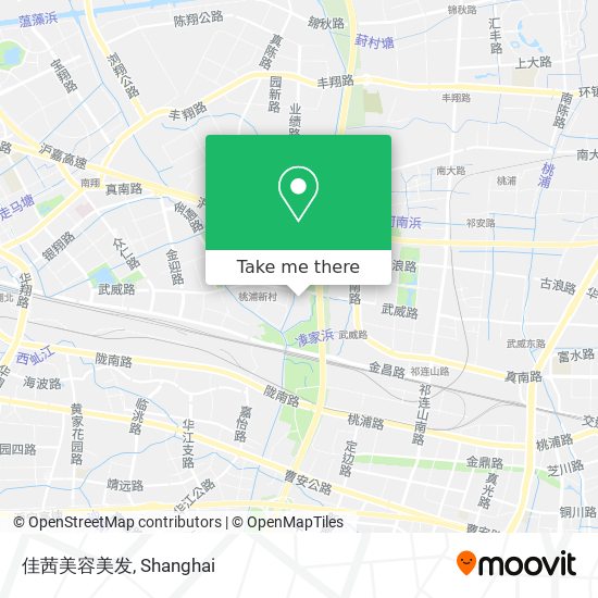 佳茜美容美发 map