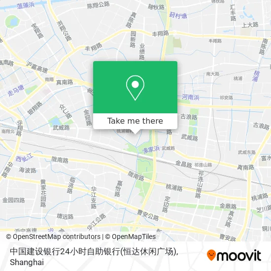 中国建设银行24小时自助银行(恒达休闲广场) map