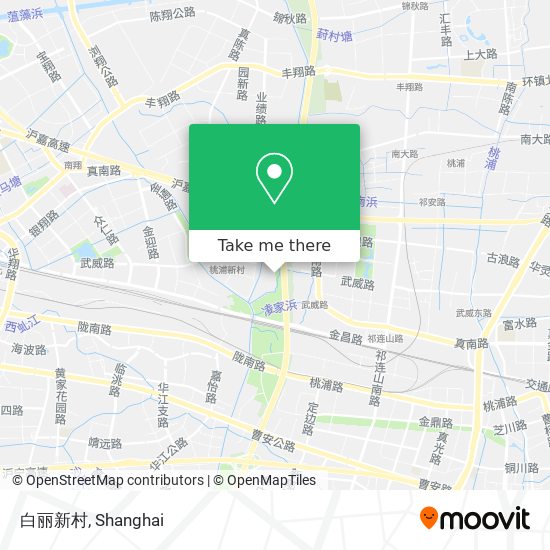 白丽新村 map