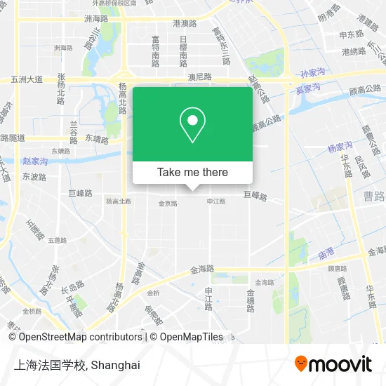 上海法国学校 map