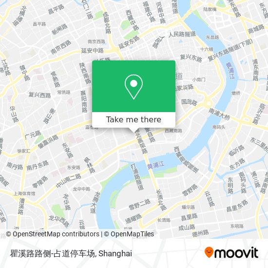 瞿溪路路侧-占道停车场 map