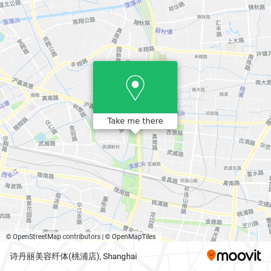 诗丹丽美容纤体(桃浦店) map