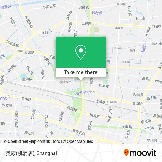 奥康(桃浦店) map