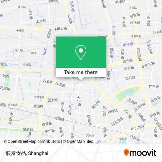 联豪食品 map