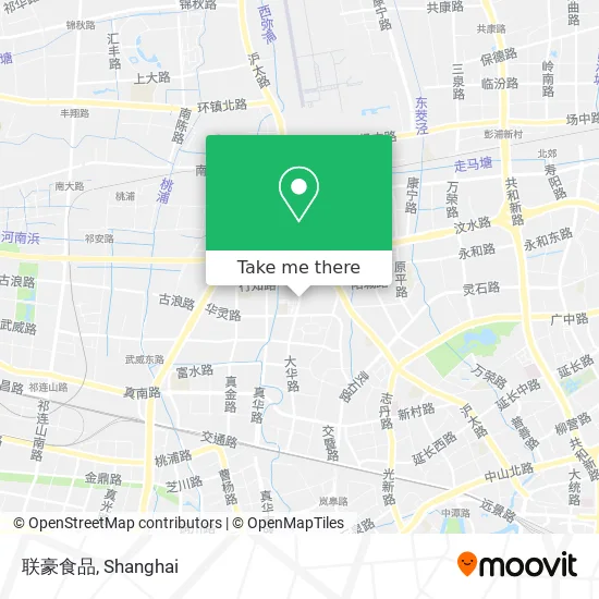 联豪食品 map