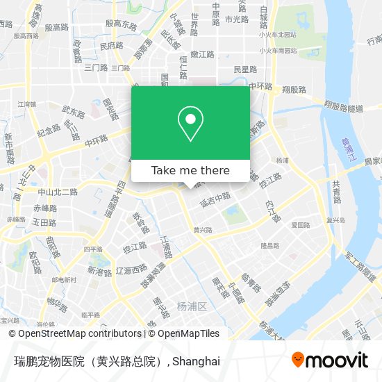 瑞鹏宠物医院（黄兴路总院） map