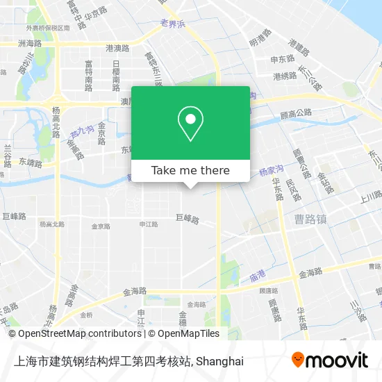 上海市建筑钢结构焊工第四考核站 map