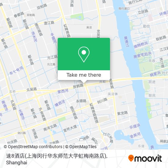 速8酒店(上海闵行华东师范大学虹梅南路店) map